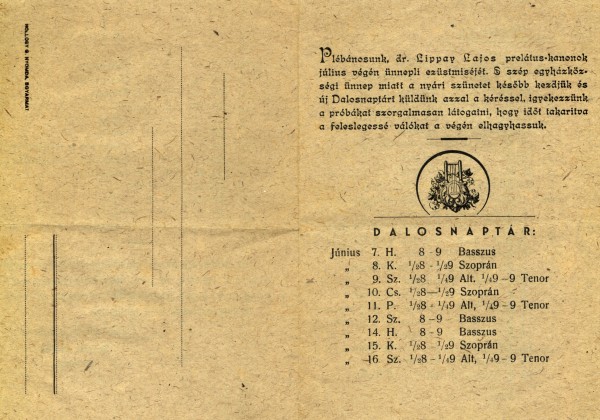 HISTORY OF THE CHURCH'S CHORUS